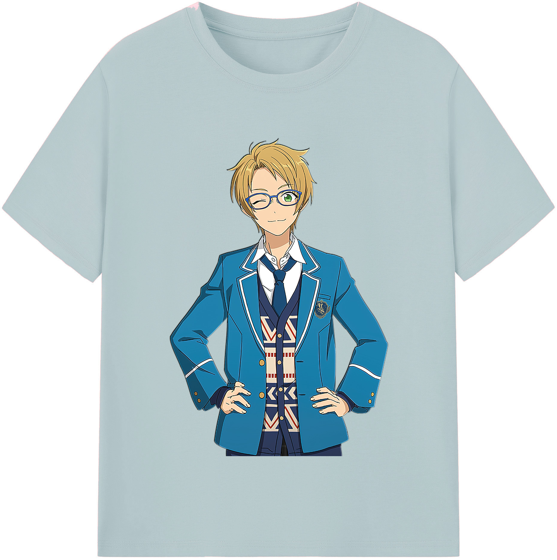 （画像用） あんさんぶるスターズ! Ensemble Stars 綿100％半袖Tシャツ（フロントプリント）